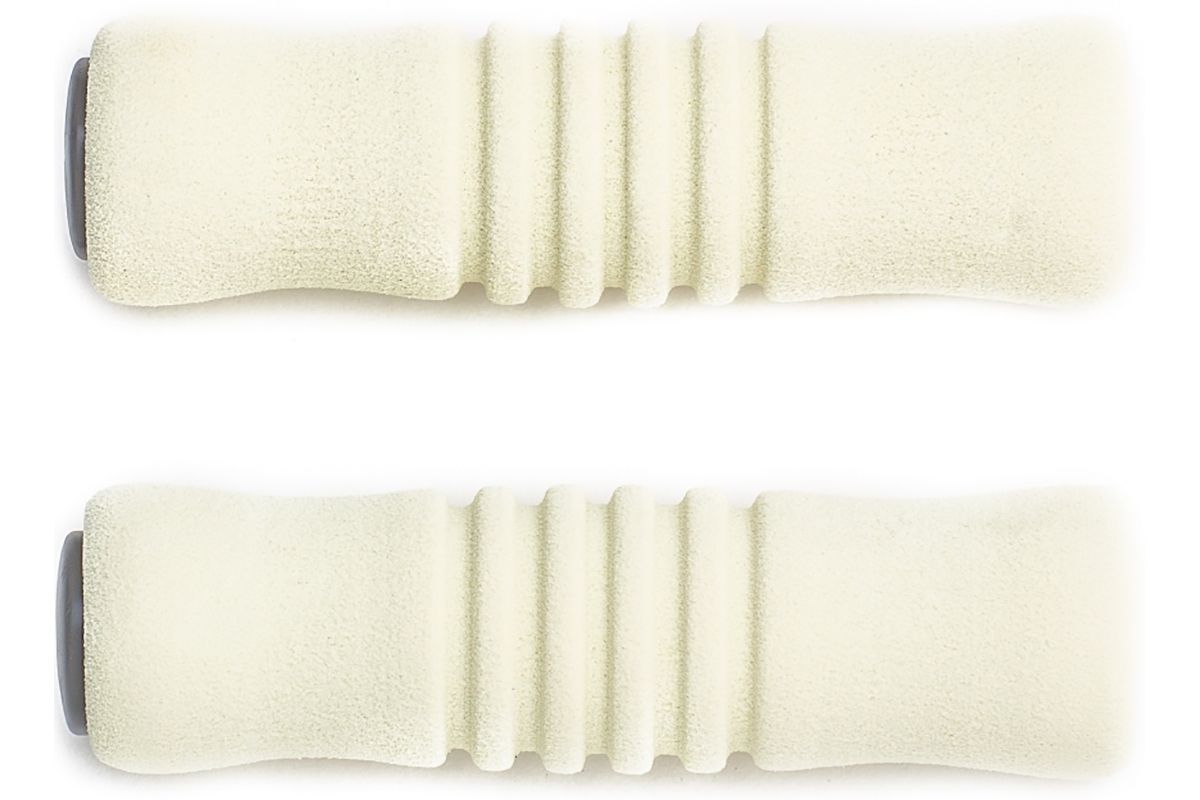 Грипсы пенополиуретановые, длина 125мм, цвет белый, H-G 22 White