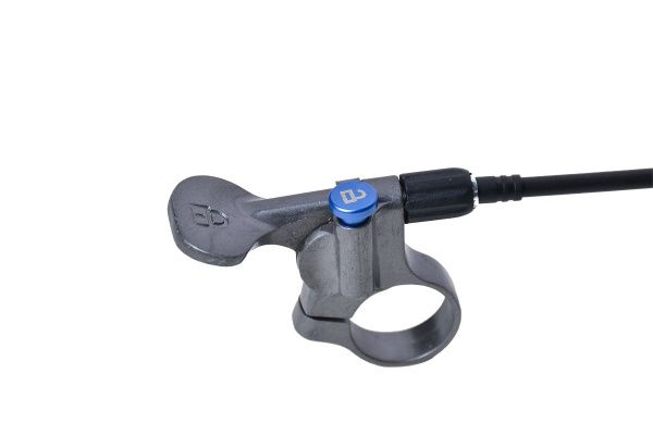 Вилка GRINZ ES-547 HRLO AIR 27,5"1.1\8"ход120мм, воздушная, локаут гидравлический, магниевый сплав, под ось 15мм, безрезьбовая, черная\белая\золотая 1,8кг., без оси!